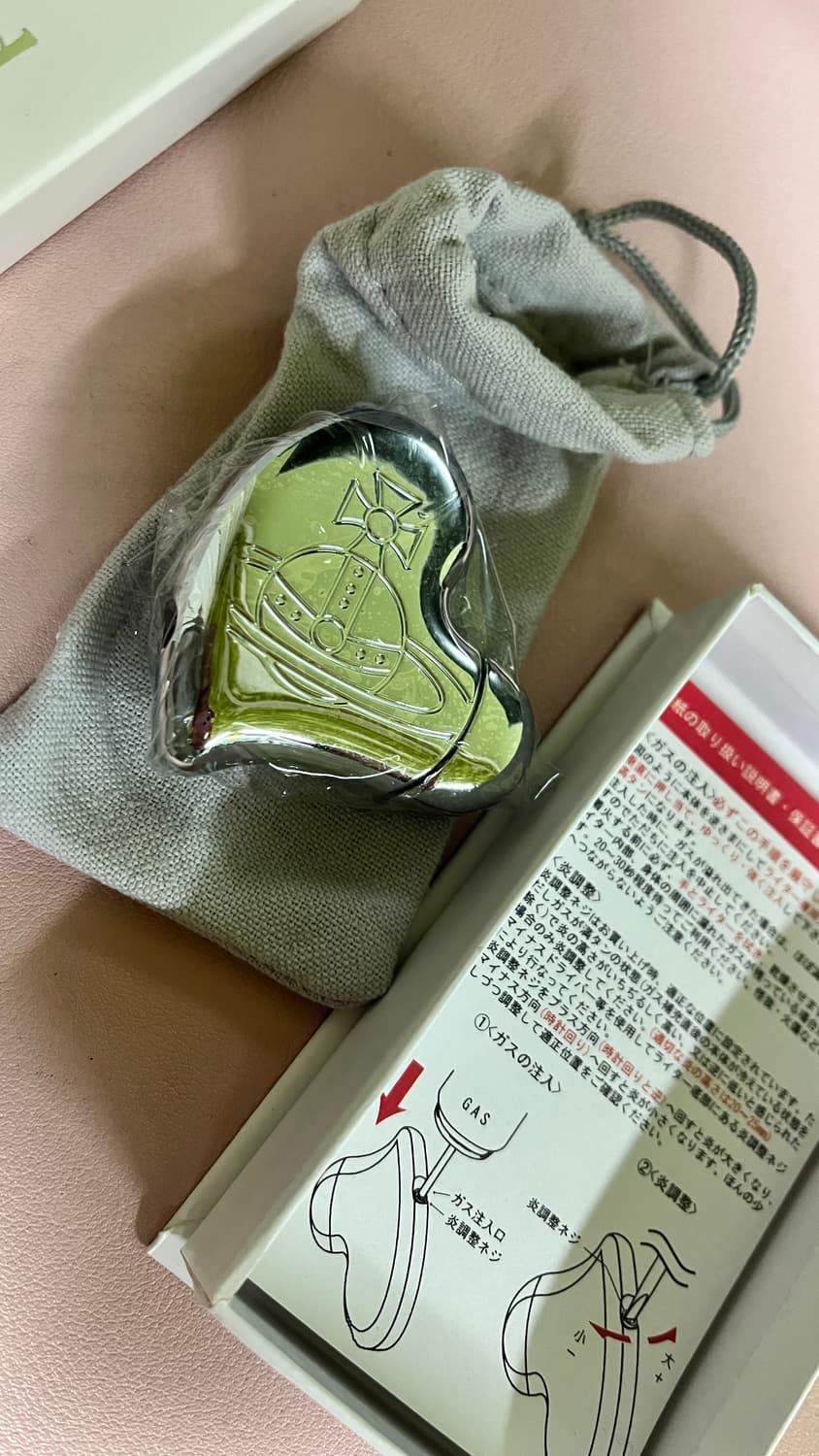 비비안웨스트우드 하트라이터 실버 상품이미지1