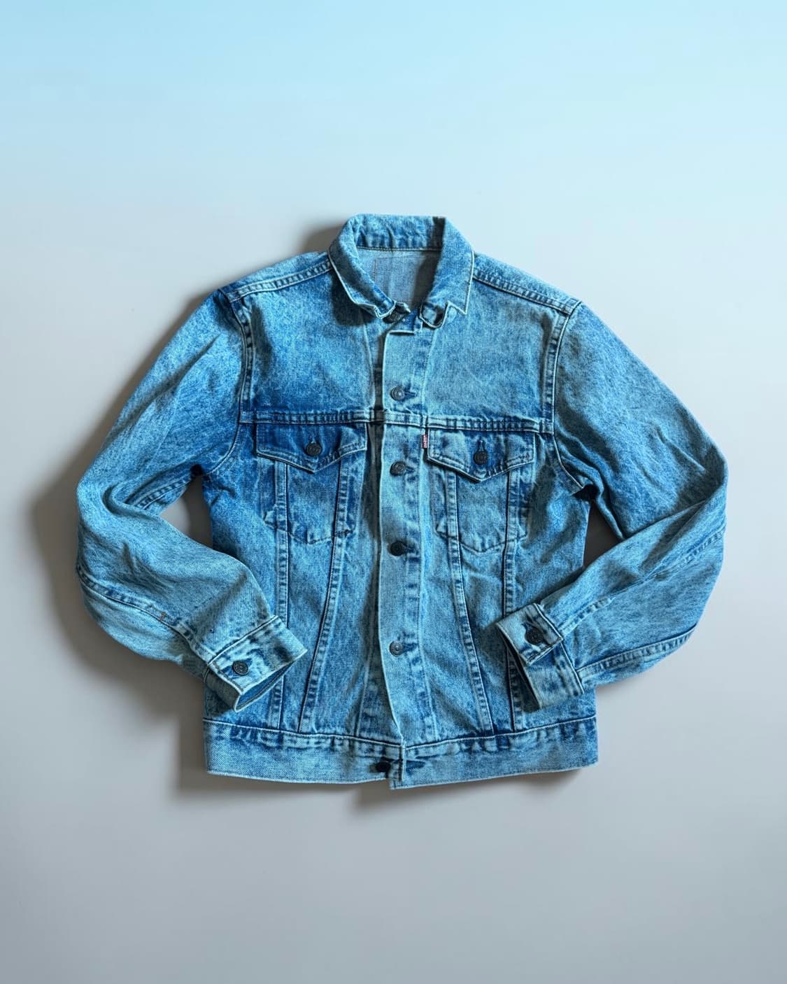 리바이스 블리치 워싱 데님 자켓 상품이미지1