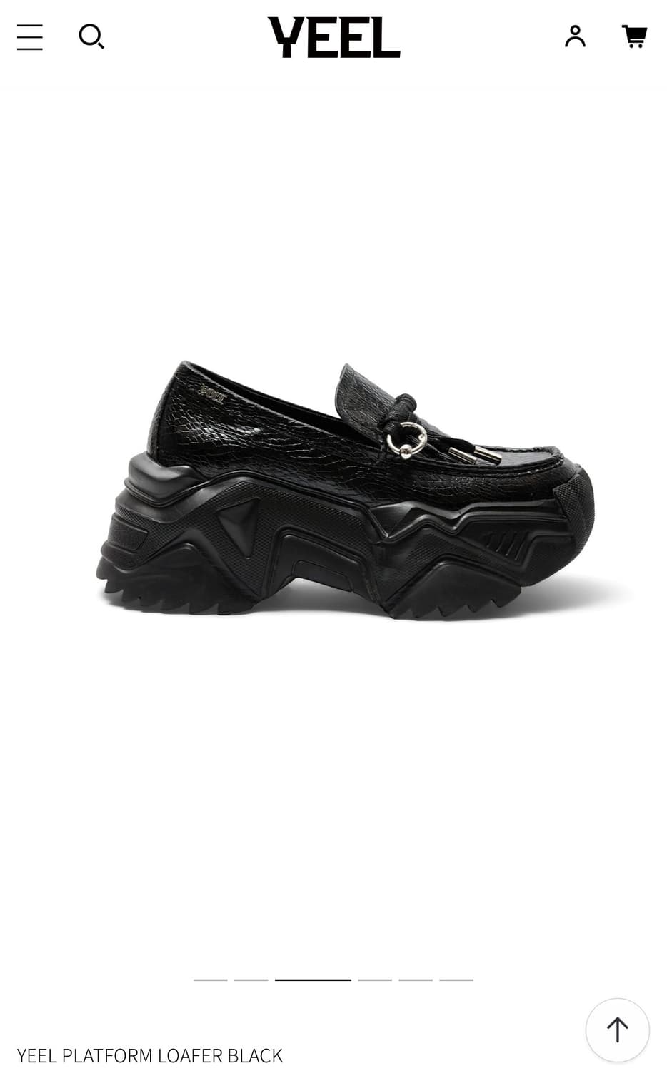 YEEL) YEEL PLATFORM LOAFER BK 250 상품이미지2