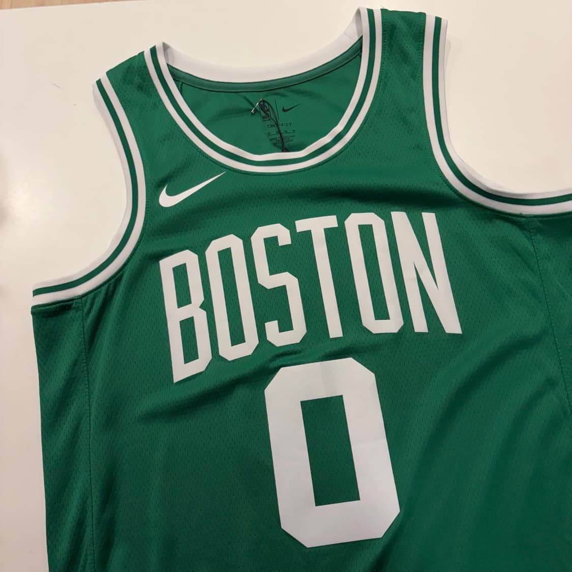 [M] 나이키 보스턴 셀틱스 농구 유니폼 그린 D439 상품이미지3