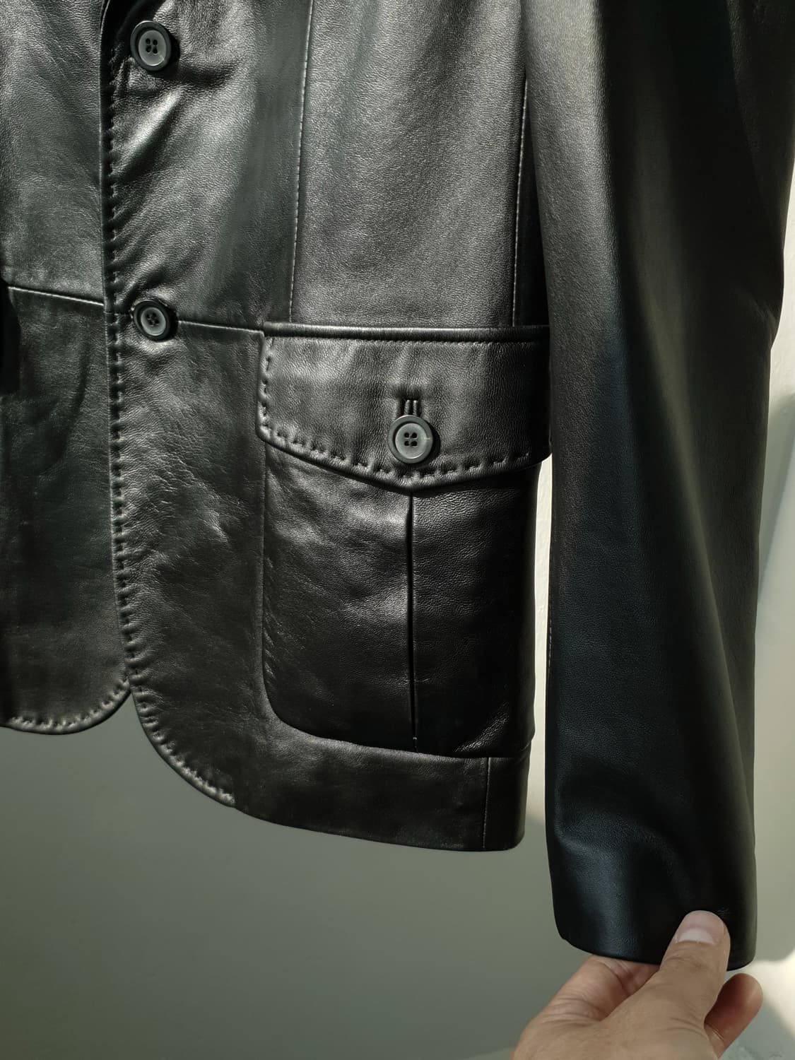 Vintage leather blazer jk 상품이미지6