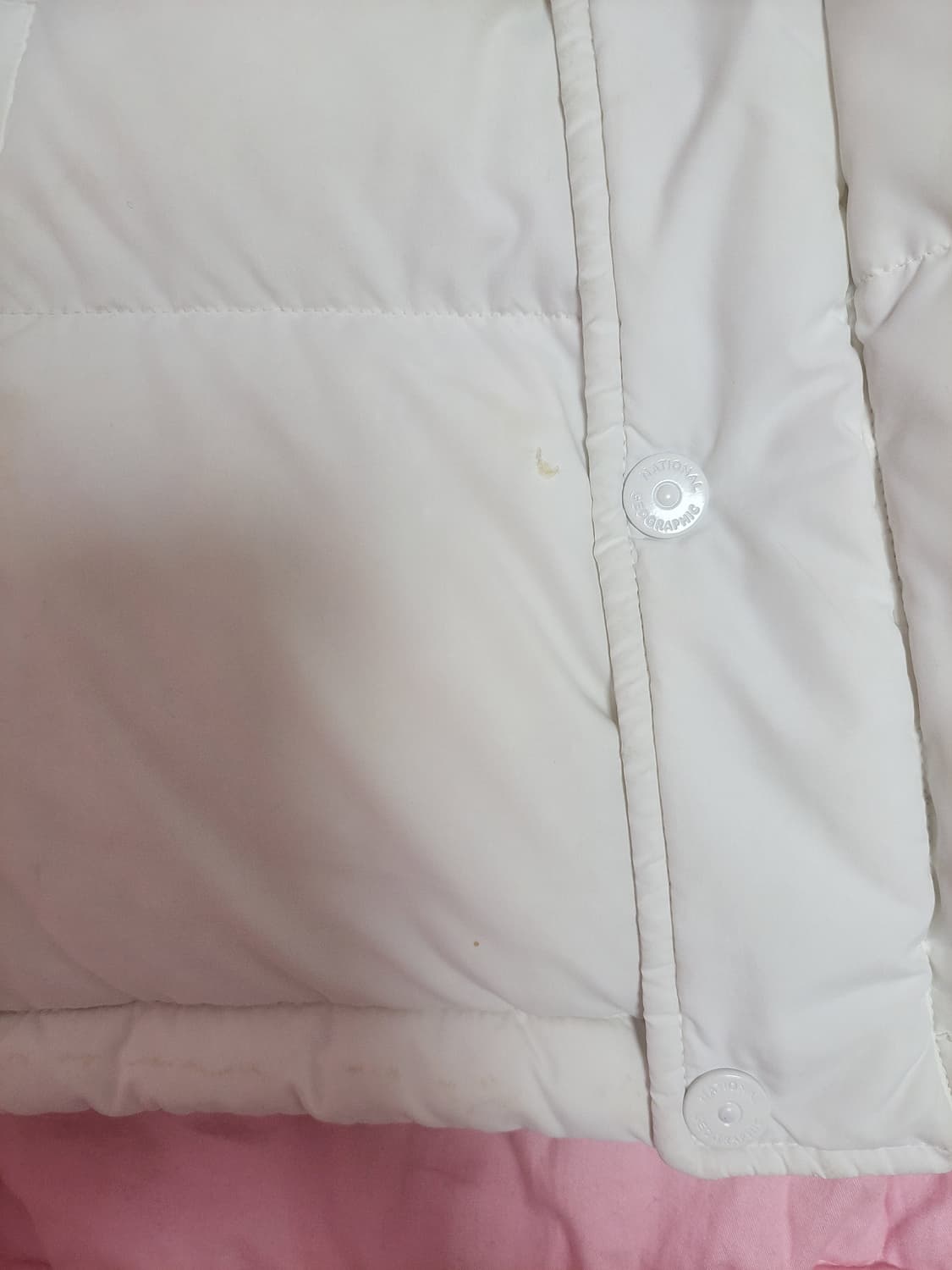 급처상태양호!내셔널지오그래픽 오리털 다운 숏패딩 점퍼 구찌,발렌시아가느낌 상품이미지10