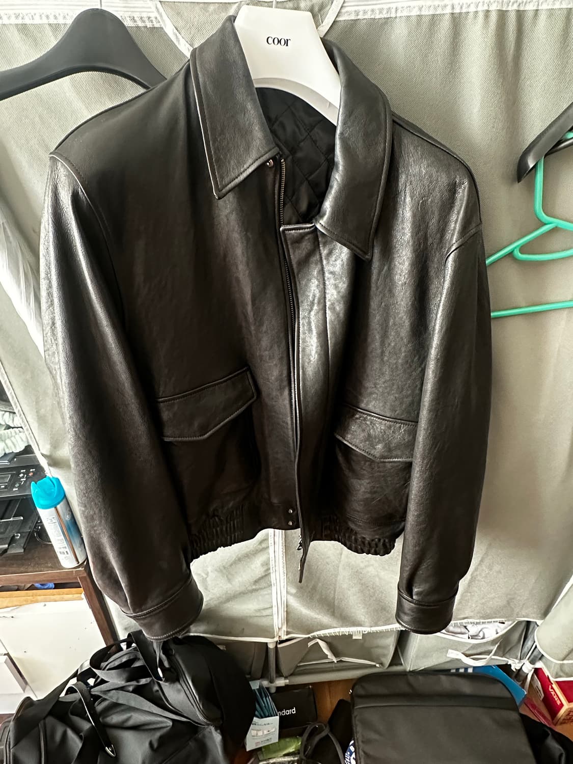 쿠어 a2 가죽자켓 상품이미지2