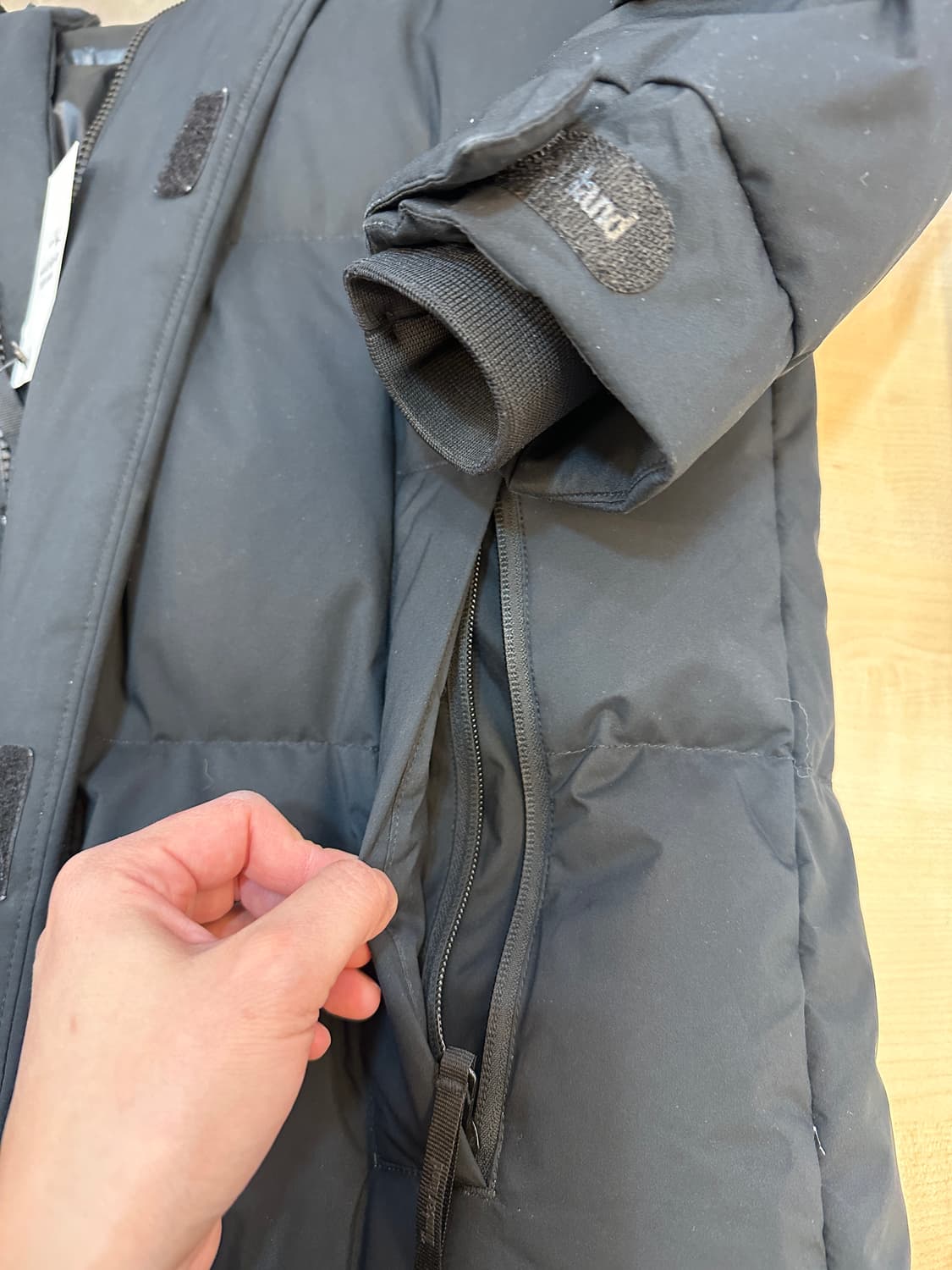 S) 팀버랜드 45주년 한정판 블랙 롱패딩 상품이미지5