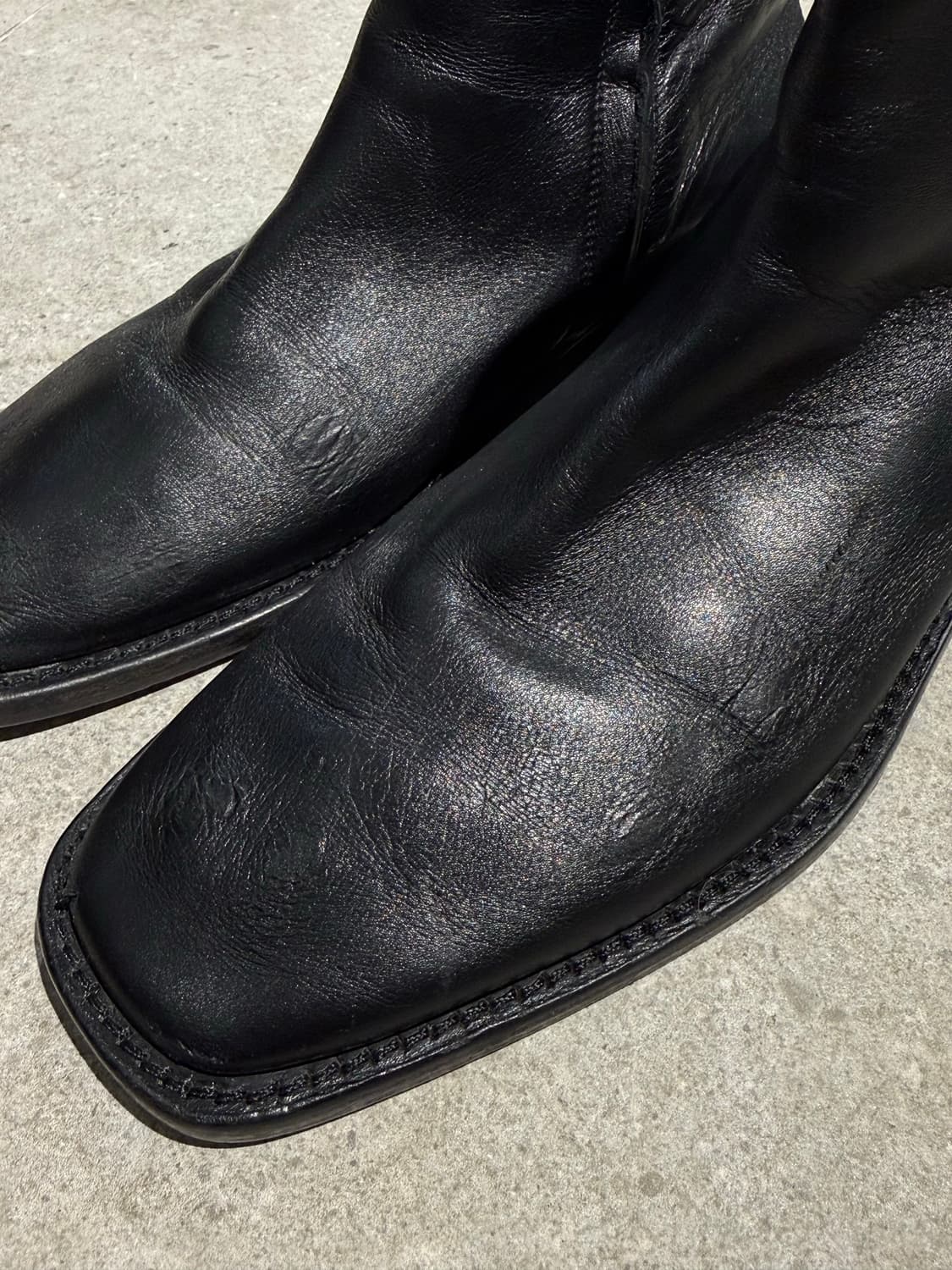 발렌시아가 BB림 스퀘어힐 부츠 37.5 상품이미지6