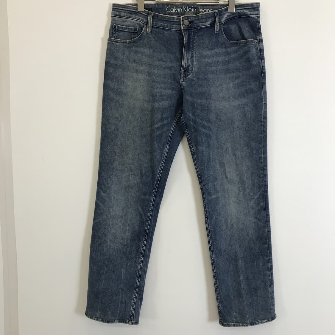 캘빈클라인 CK 가죽탭 청바지 [36x34] 상품이미지1