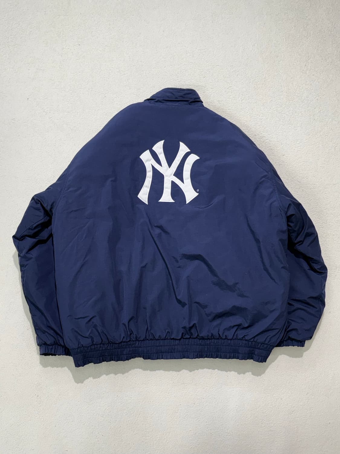 희귀 아디다스 뉴욕 양키스 스타디움 바시티 누빔 패딩 자켓 점퍼 2xl 상품이미지3