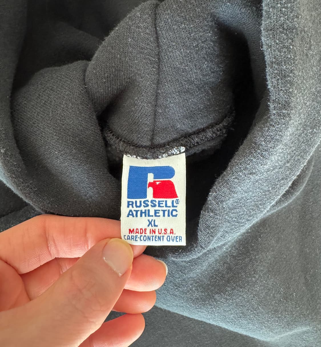 러셀 90s 후드티 블랙 xl 상품이미지2