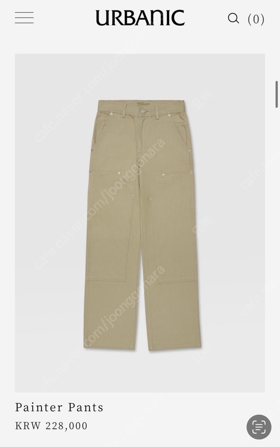 얼바닉30 painter pants 상품이미지3