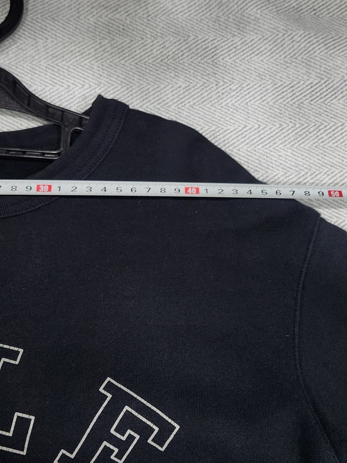 자라 YALE 콜라보 네이비 맨투맨 M 상품이미지8