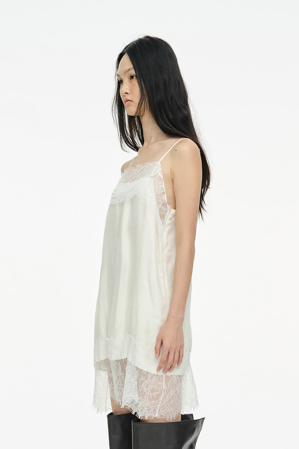 레이스 슬립 드레스 아이보리 상품이미지2