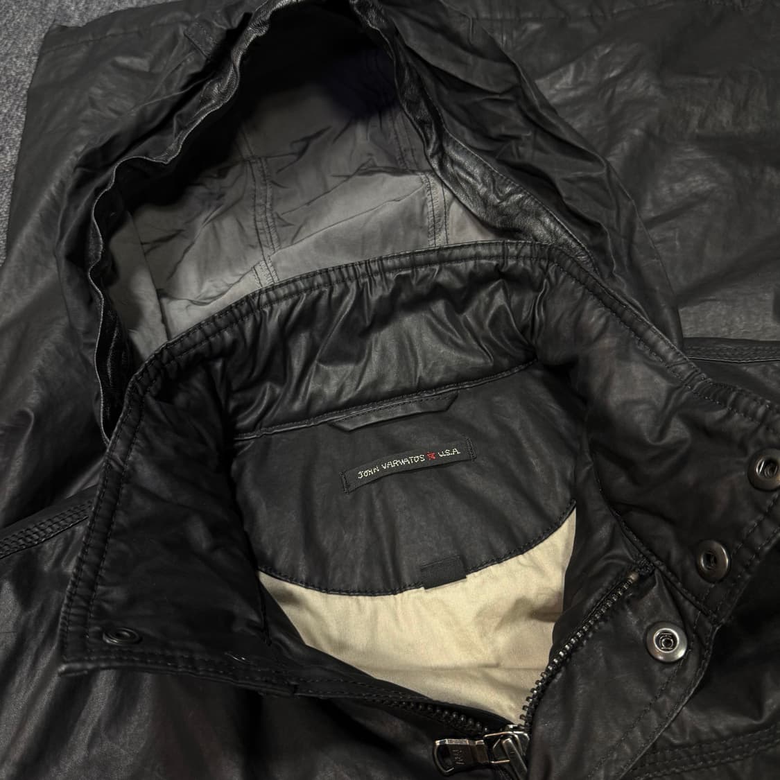 존 바바토스 런웨이 가죽 필드 자켓 상품이미지10