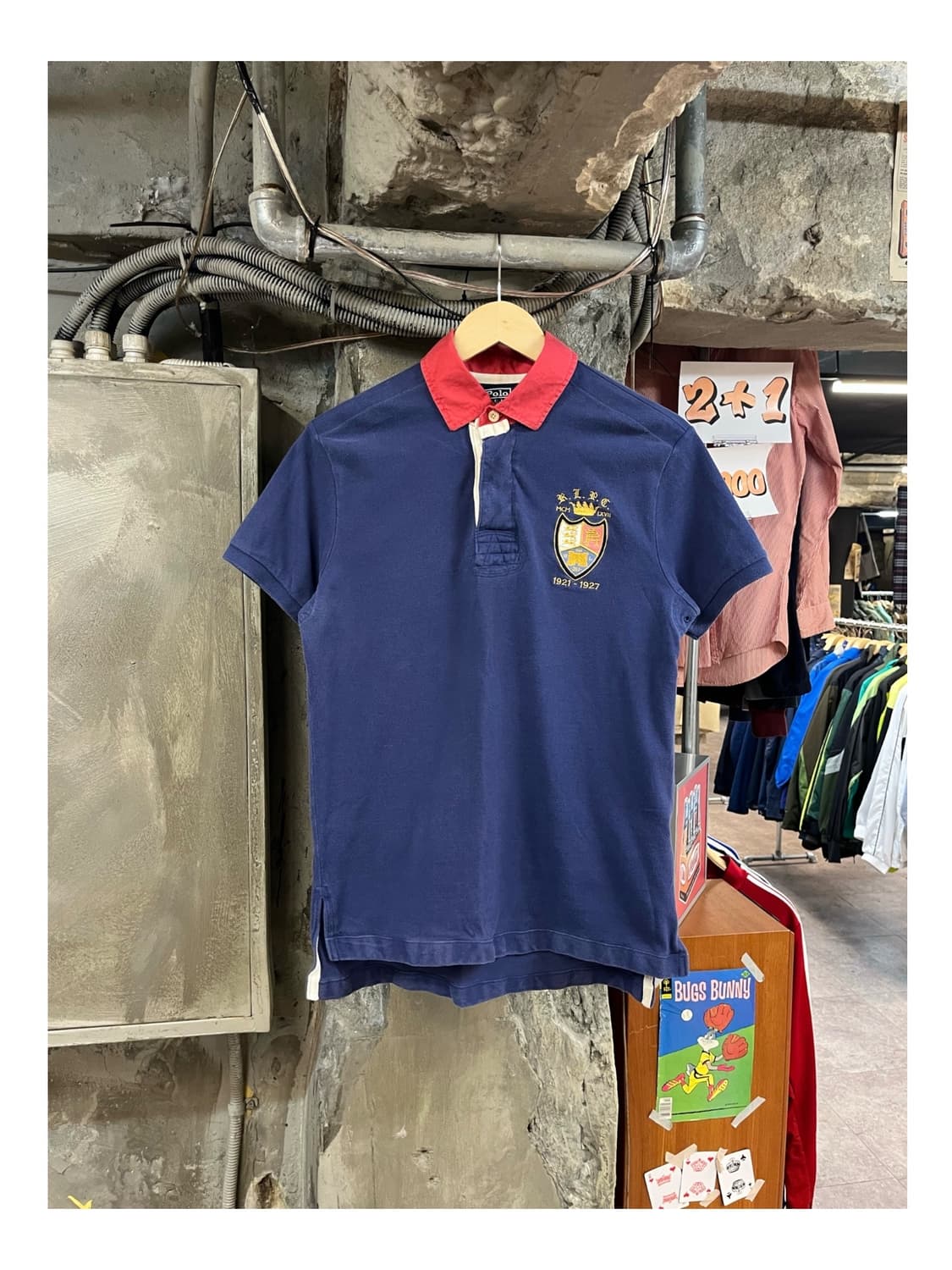 폴로 랄프로렌 반팔 카라티 네이비 M #csz3163 상품이미지1