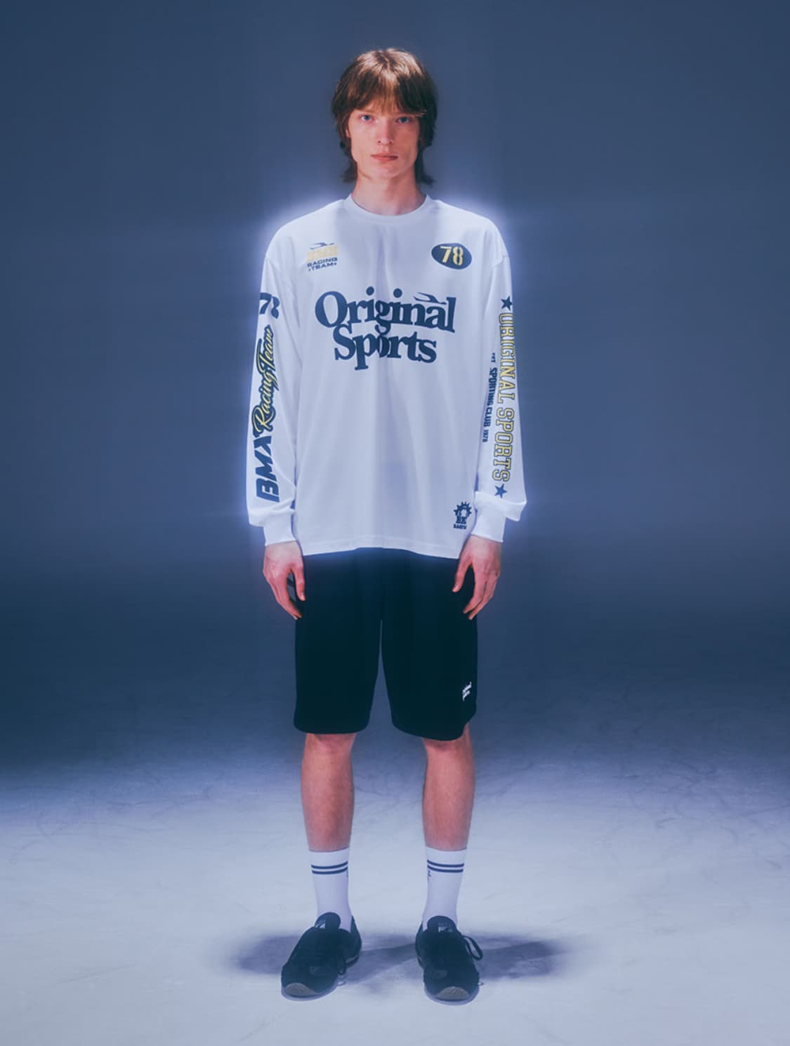 오리지널 스포츠 프로스펙스 그래픽 메쉬 저지 긴팔 티셔츠 L 상품이미지3