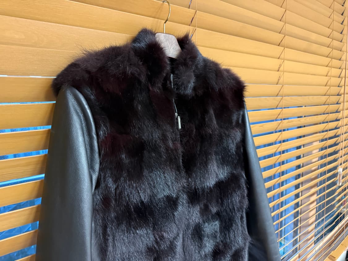 남성 BON 양가죽 코요테털 자켓 95-100 거의 새상품급 상품이미지2