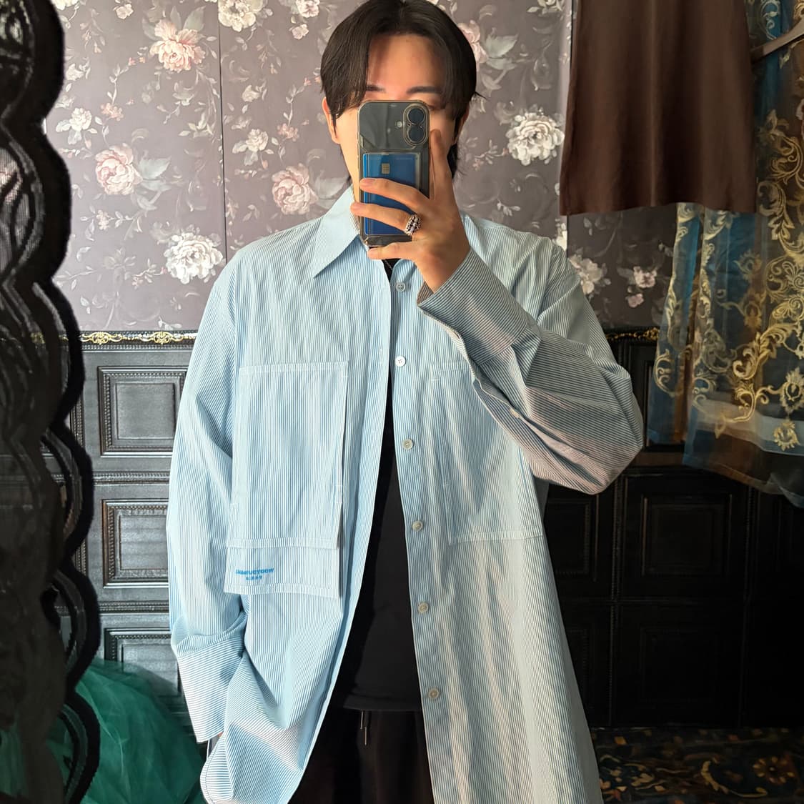 a186) 우영미 21ss 스트라이프 셔츠 상품이미지1