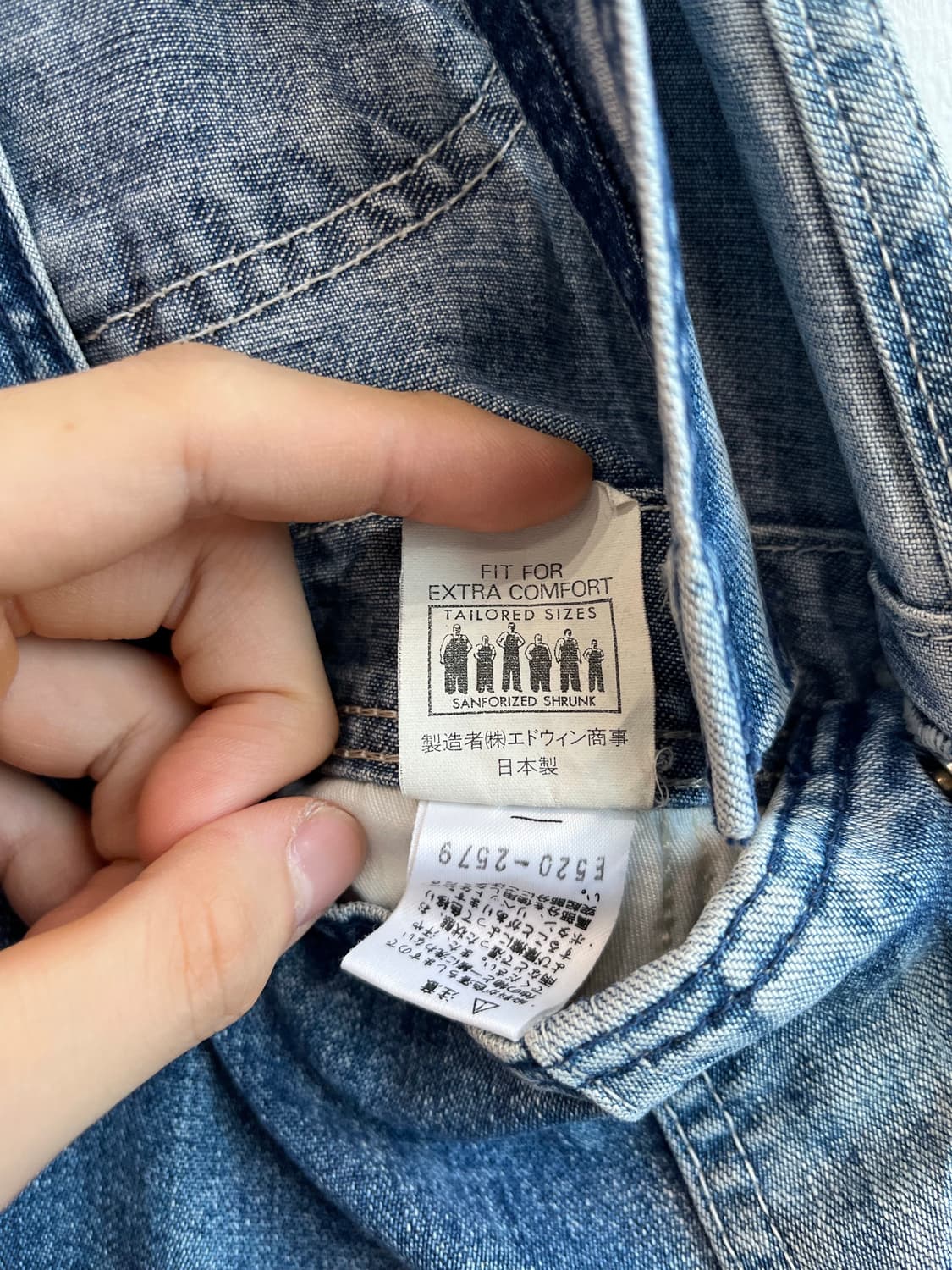 Lee 카펜터 데님 오버롤 Made in JAPAN 상품이미지9