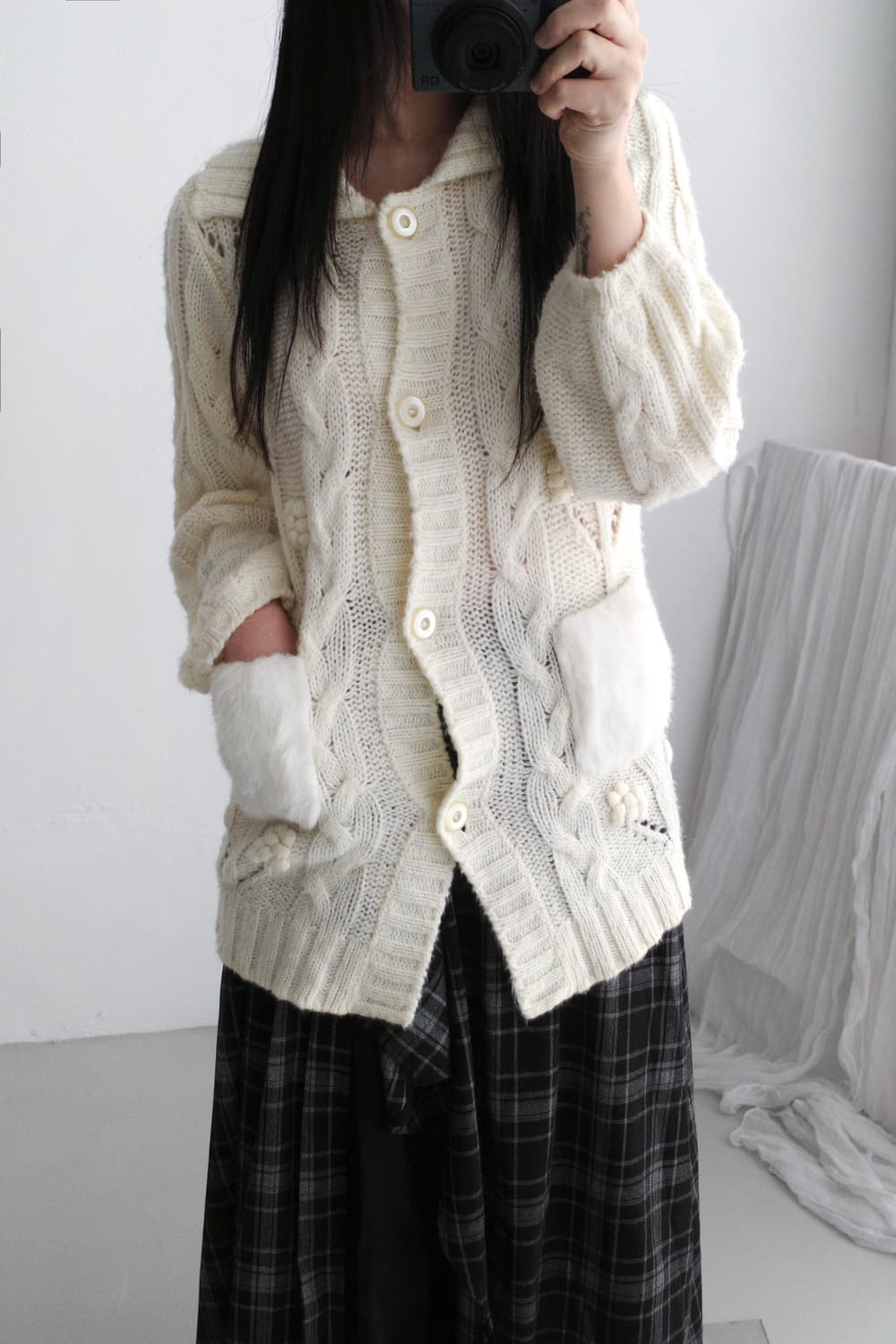 bubble fur cardigun 상품이미지6