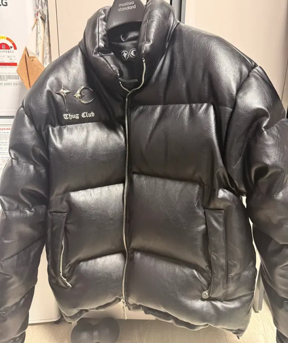 떠그클럽 레더패딩 상품이미지2