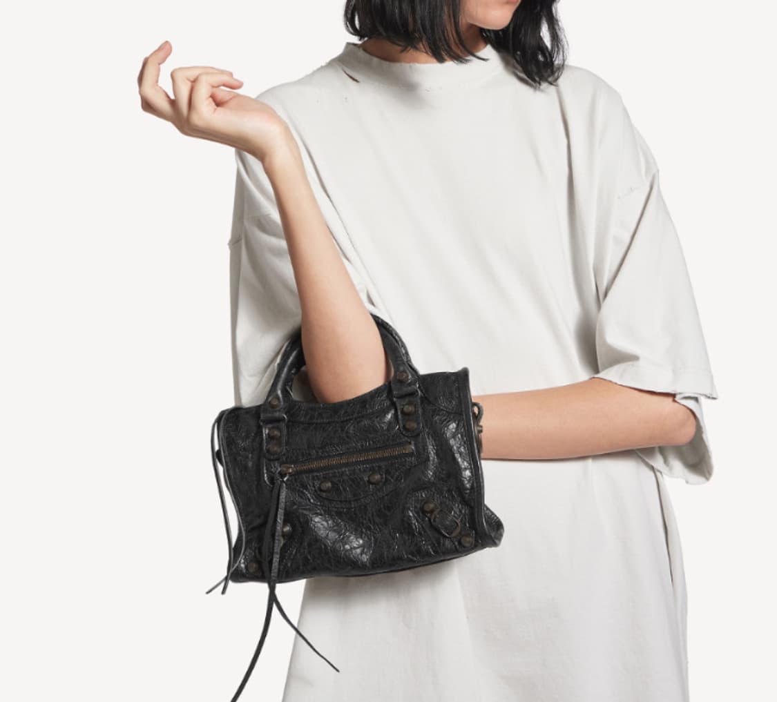 [SA 정품] 발렌시아가 르 시티 모터백 미니 블랙 상품이미지10