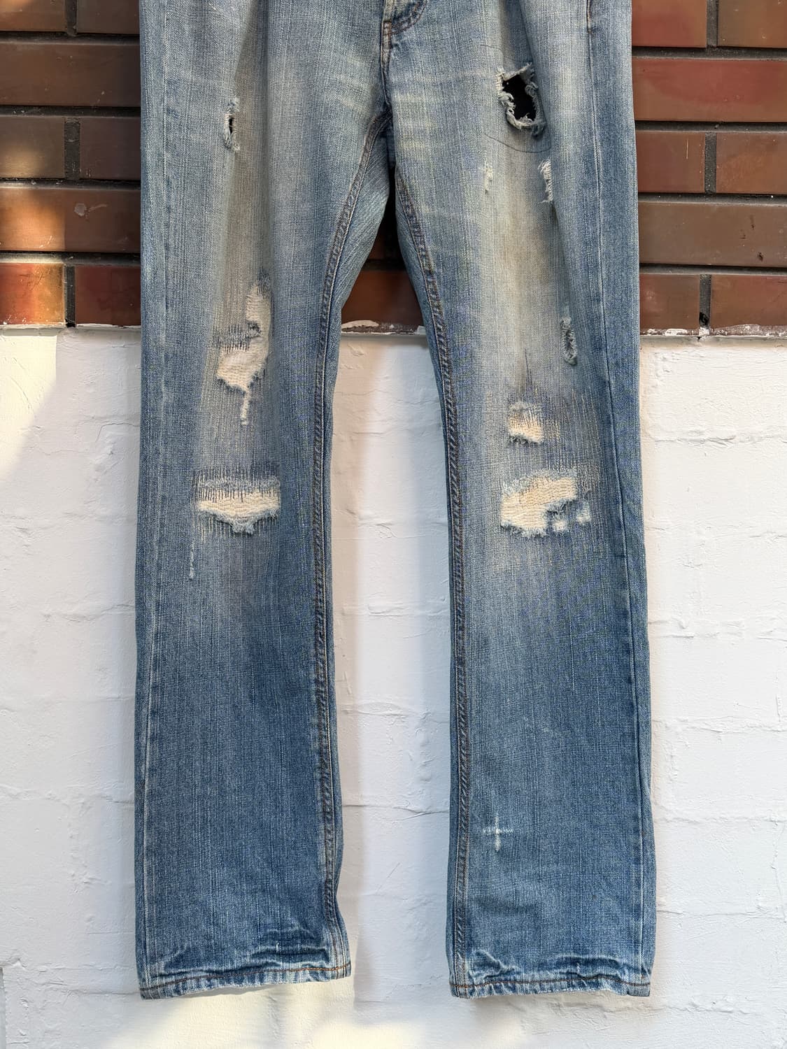 DonaN 도난 맵스트리 디스트로이드 데님 진 W38 상품이미지6