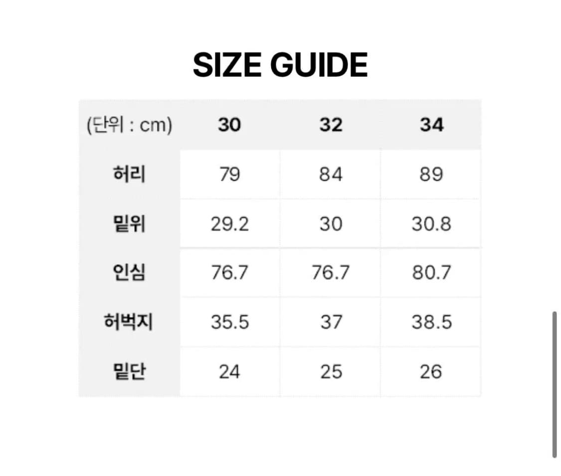 나나미카 셀비지 데님 빈티지 인디고 32 새상품 상품이미지4