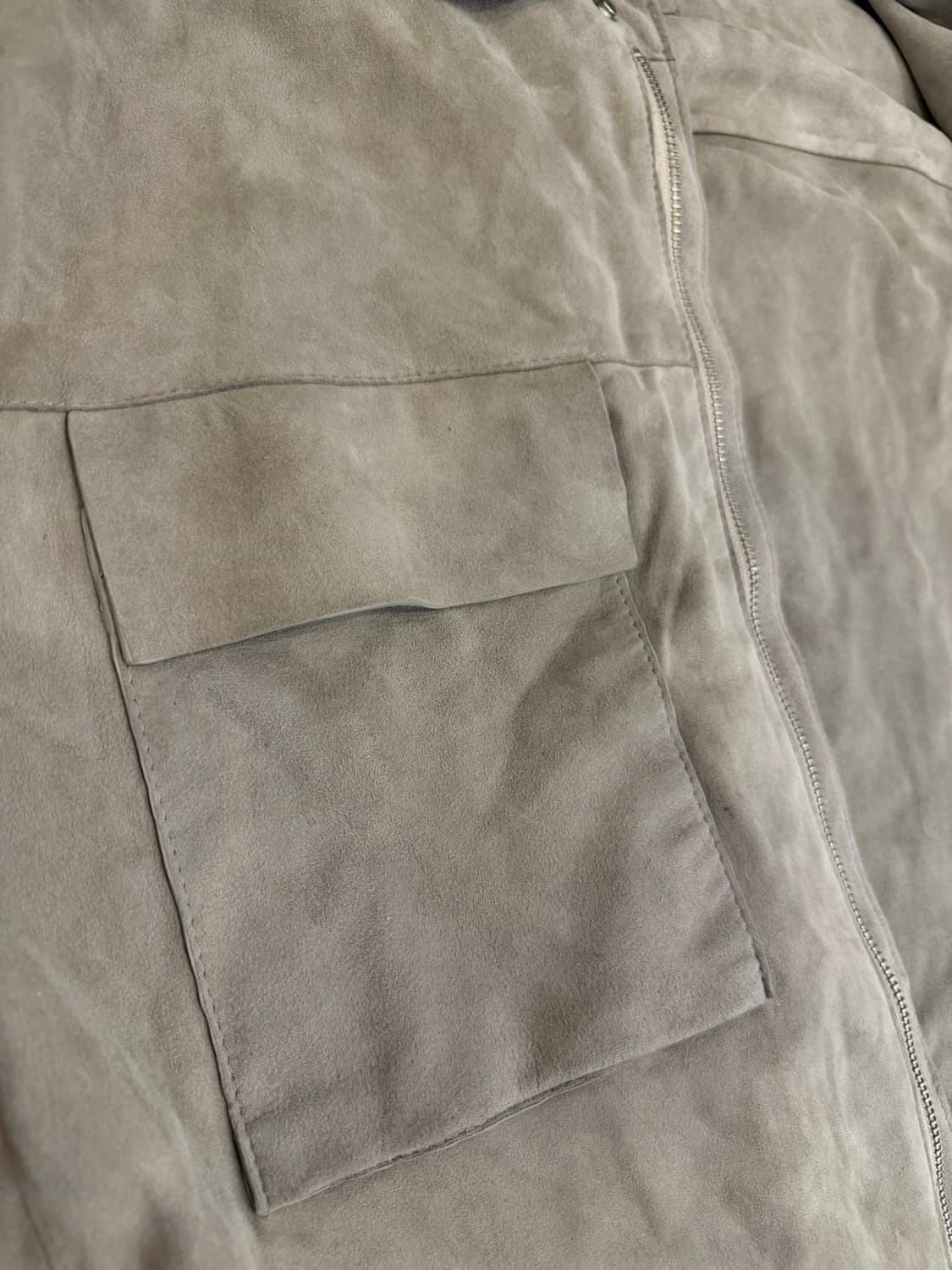 자라 레더 컬렉션 스웨이드 포켓 리얼레더 자켓 상품이미지10