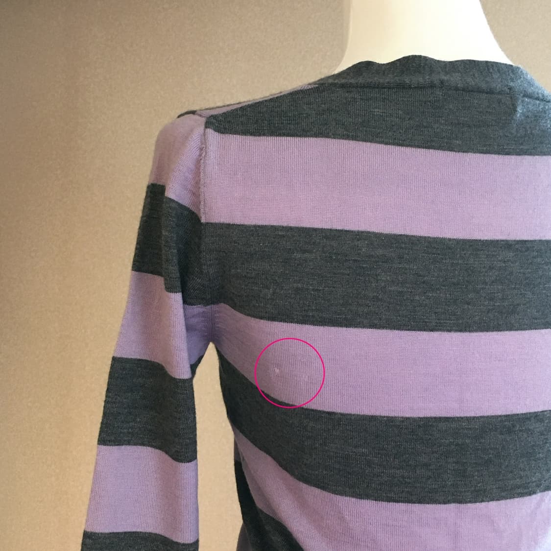 퍼플그레이 스트라이프 가디건 상품이미지4