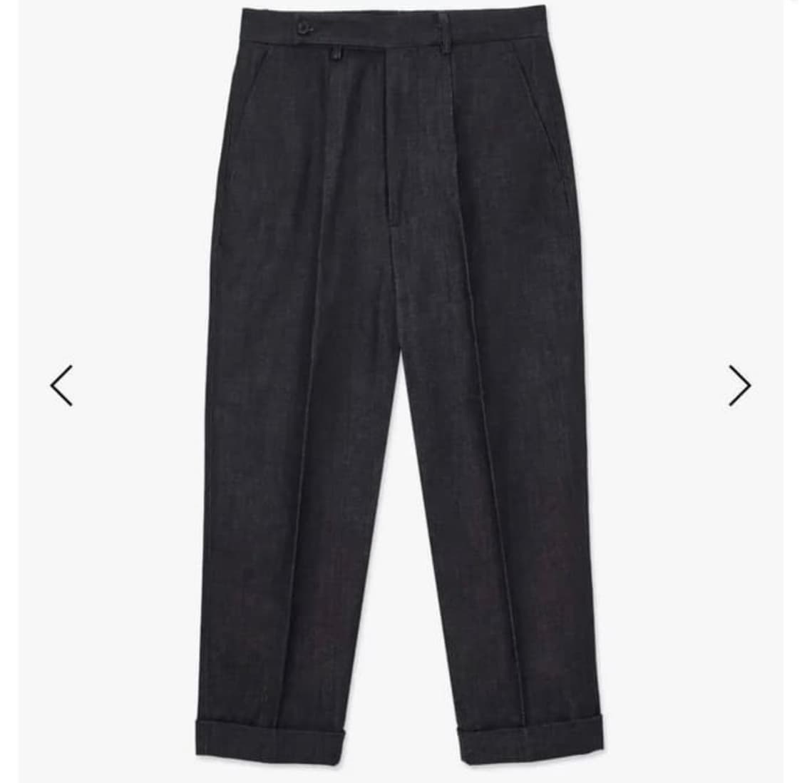 [M] 이얼즈어고 하이웨이스트 테이퍼드 데님 상품이미지4