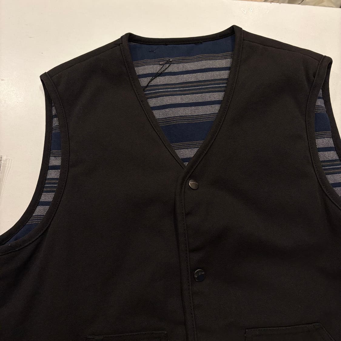 브릭스톤 스트라이프 패턴 리버시블 조끼 베스트 D269 상품이미지5