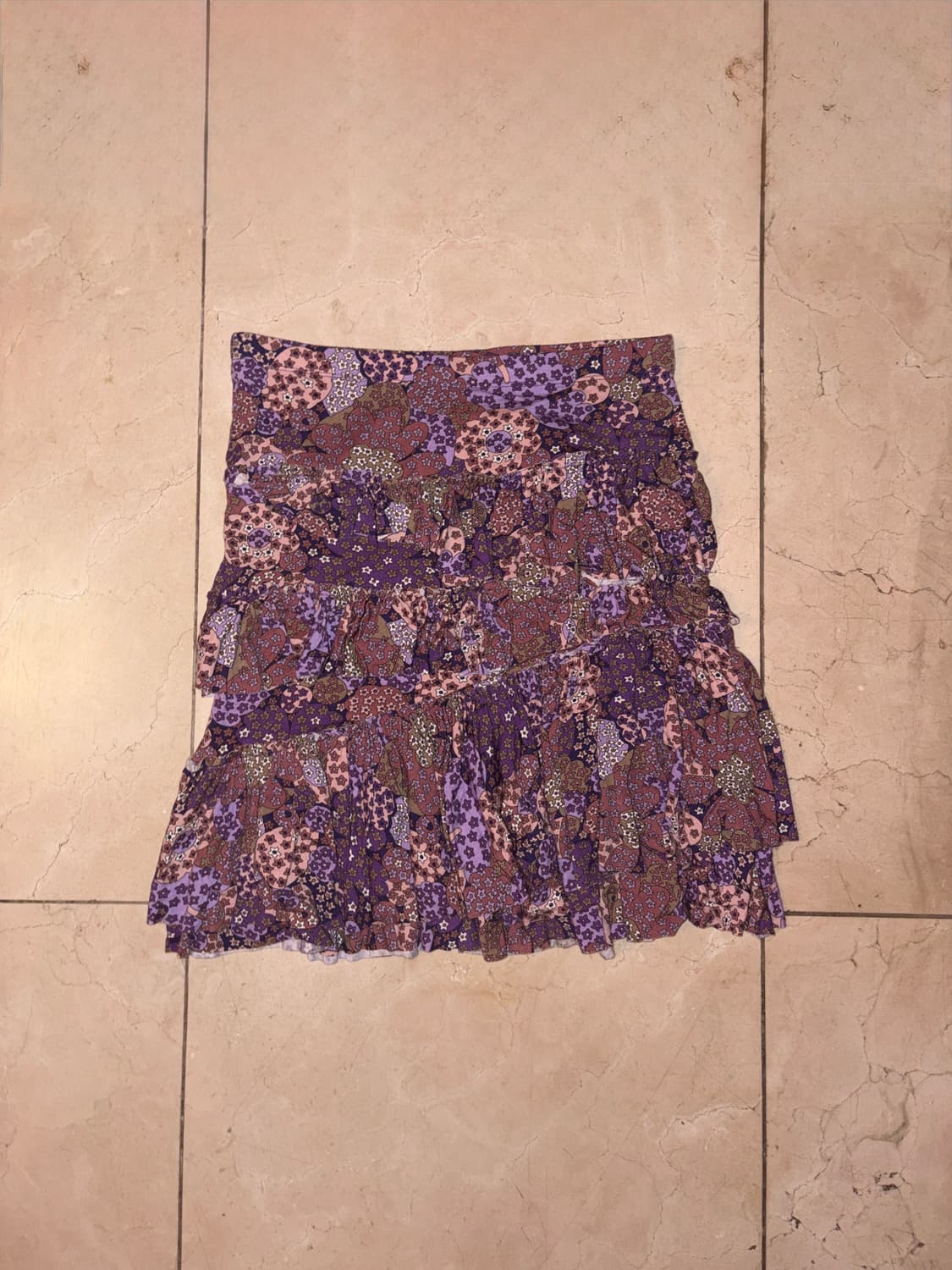 COMPAGNIA ITALIANA 보헤미안무드 꽃무늬 프릴 스커트 상품이미지1