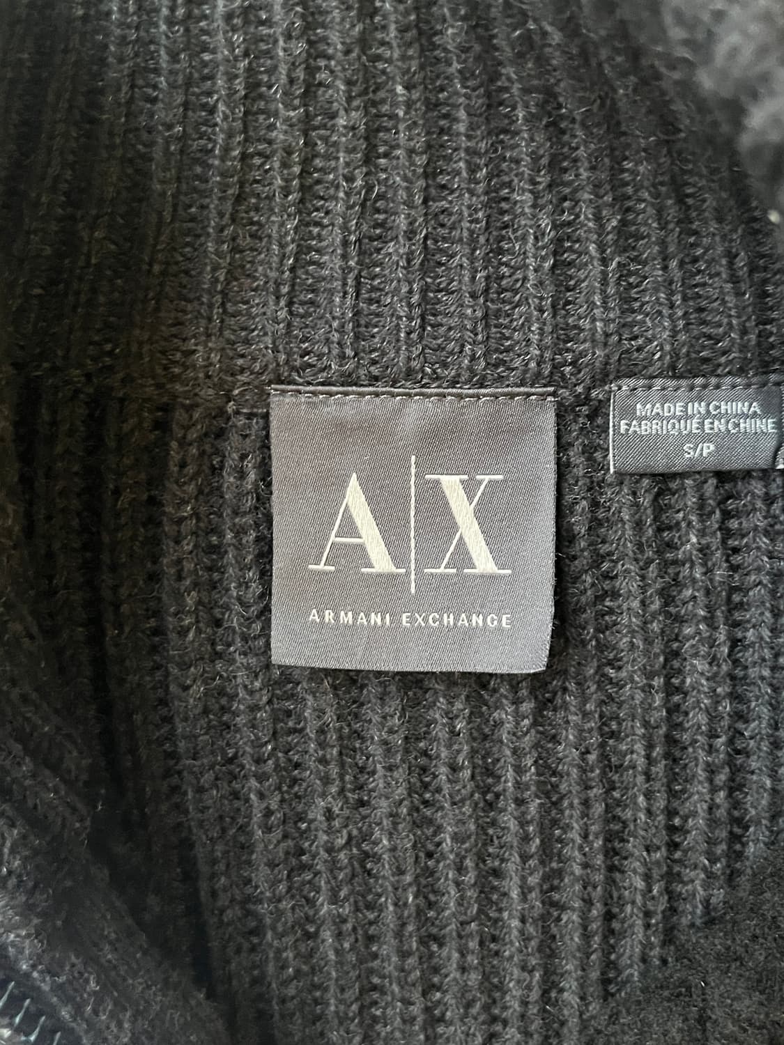 아르마니 익스체인지 니트 집업 자켓 상품이미지5