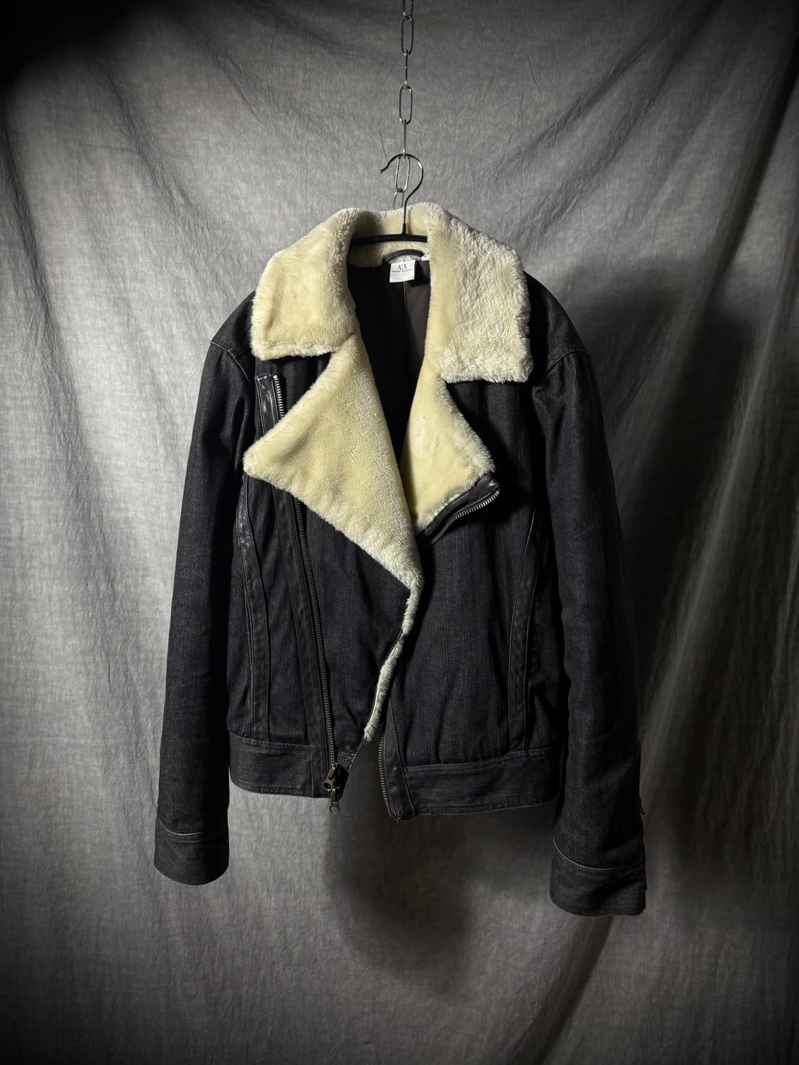 Armani Exchange Shearling Denim Moostang 상품이미지9