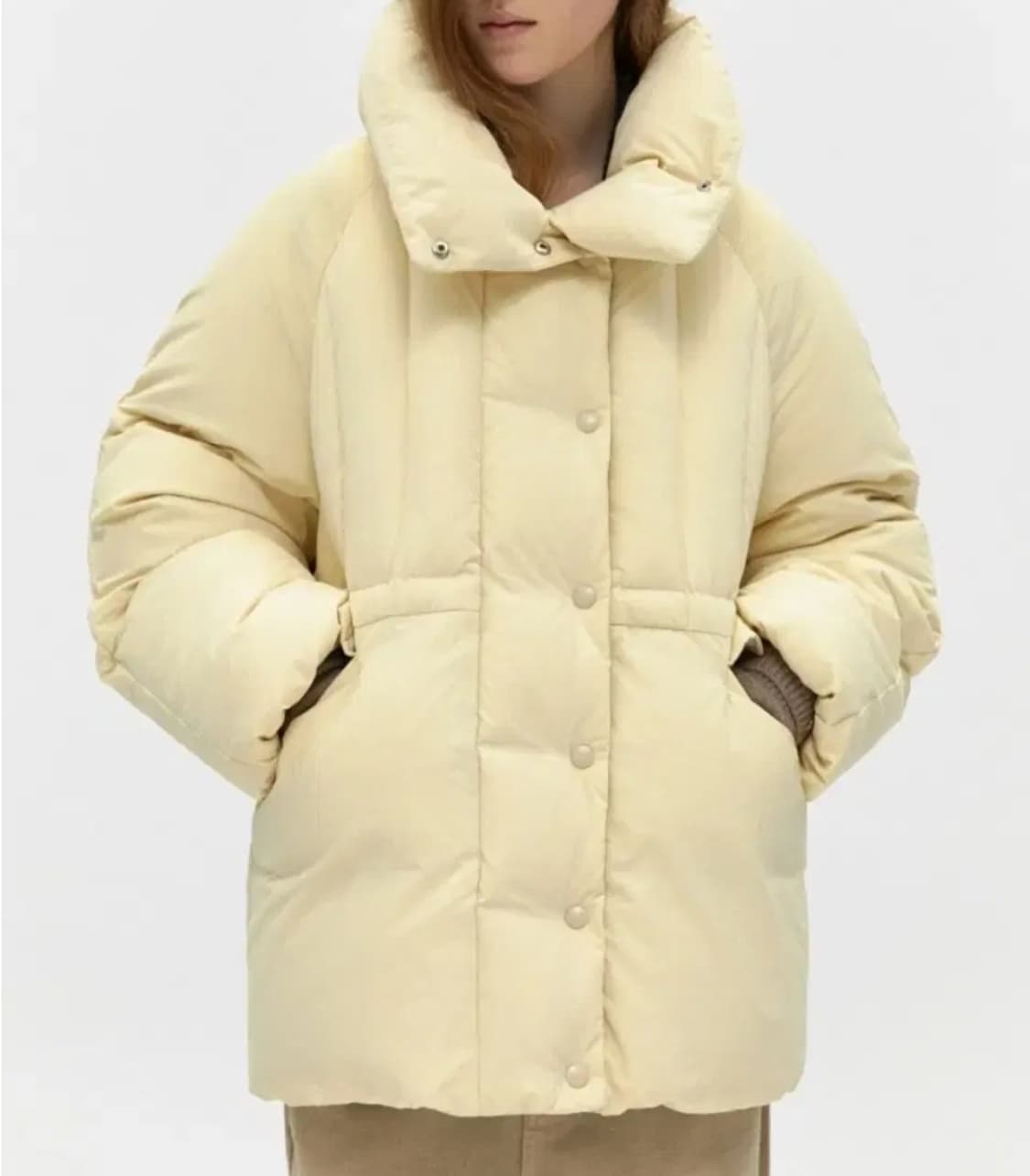드파운드 버터색 덕 다운패딩 F 33-77 상품이미지1