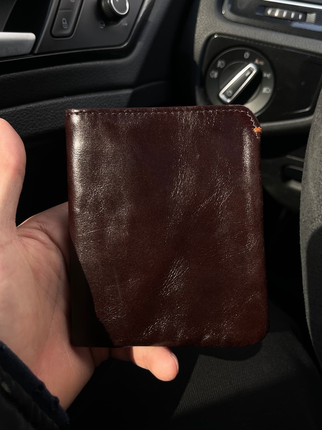 빈티지 에이징 오일 가죽지갑 상품이미지2