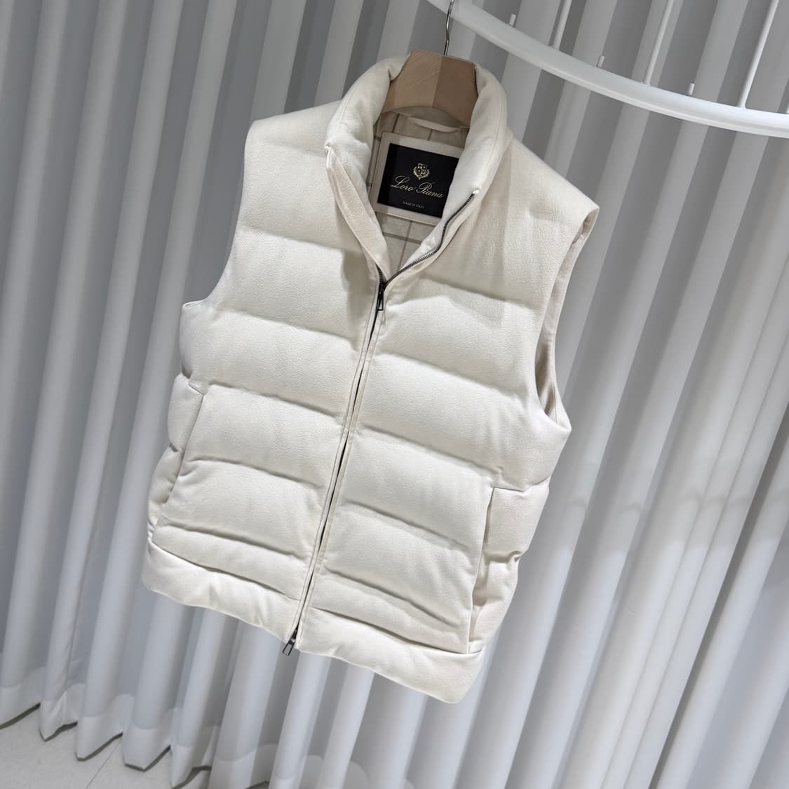 (A+/L) / 로로피아나 캐시미어 그린 스톰 시스템 패딩 조끼 베스트 상품이미지2