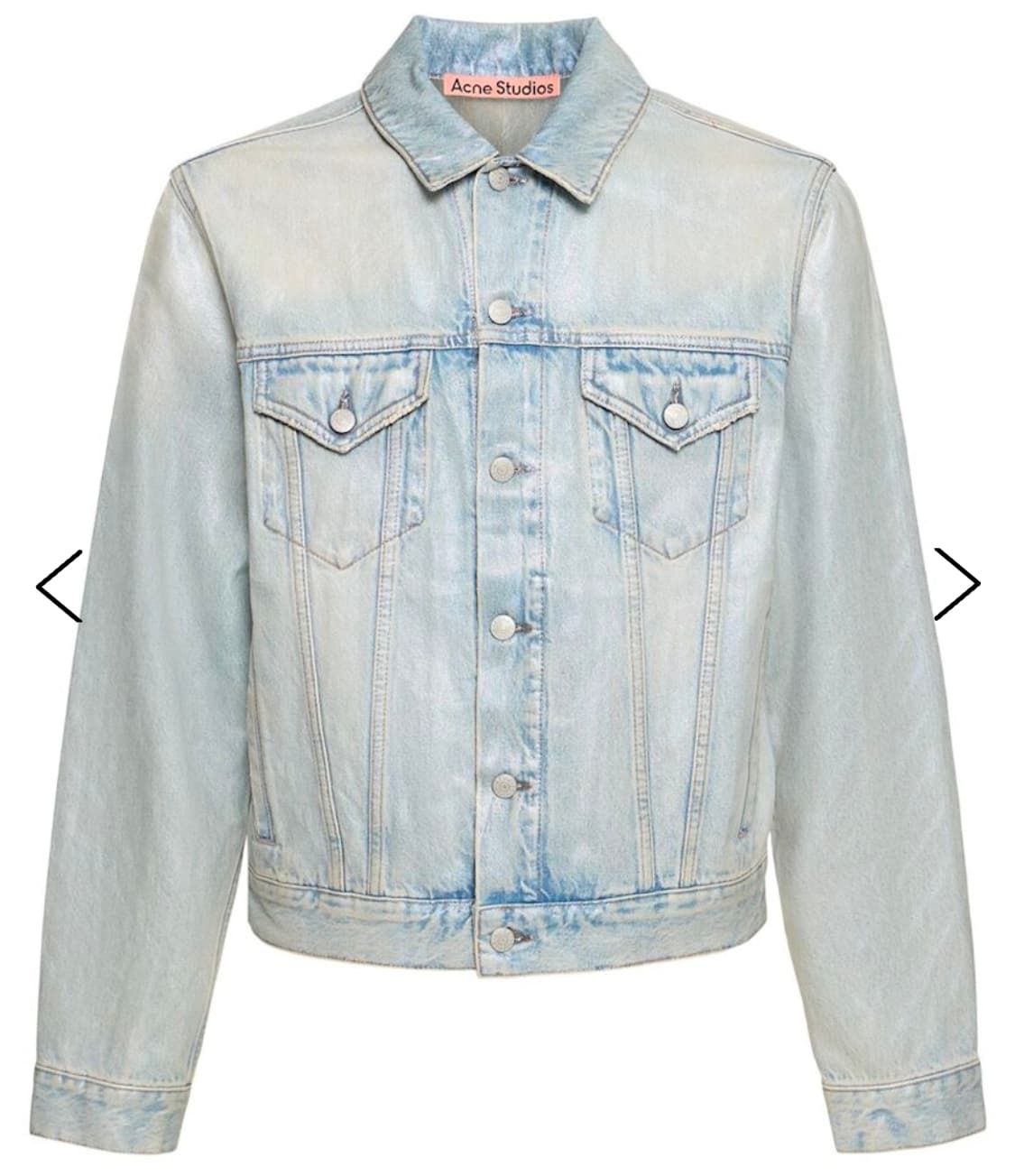 아크네 코티드 데님자켓 50사이즈  상품이미지1