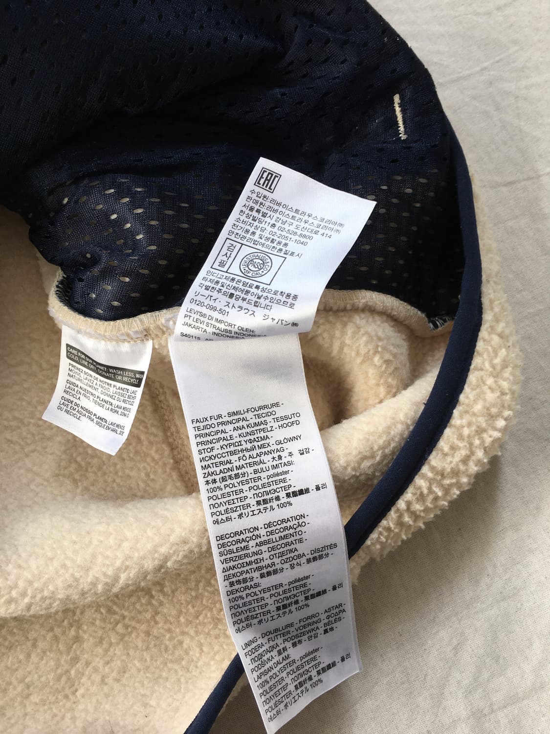 리바이스 포켓 후리스 상품이미지6