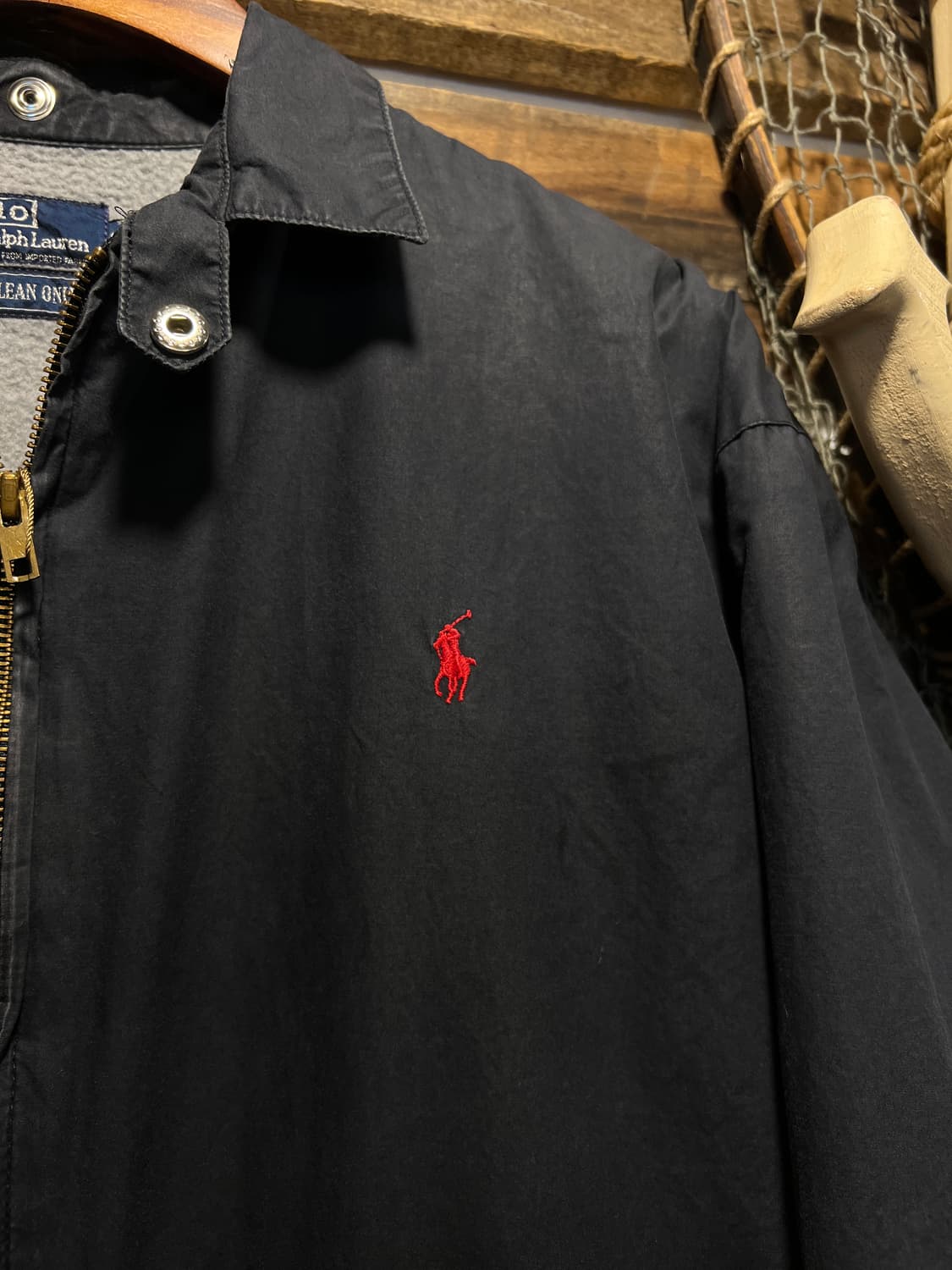 [S]80's 폴로 랄프로렌 USA 플리스 라이닝 드리즐러 자켓 상품이미지4