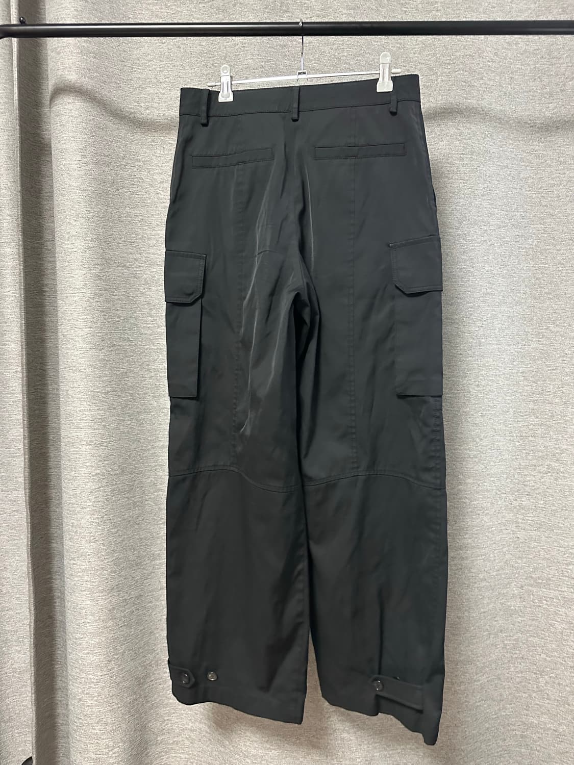 준지 포켓 와이드 팬츠 블랙 (36/28) 상품이미지2