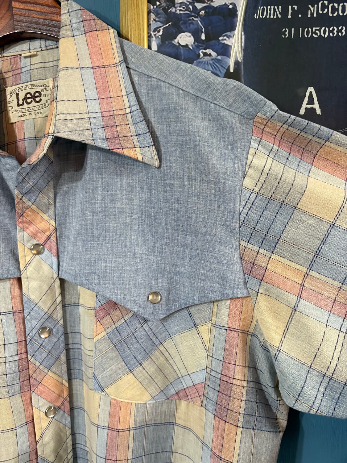 70‘s LEE Western Shirt.  상품이미지4