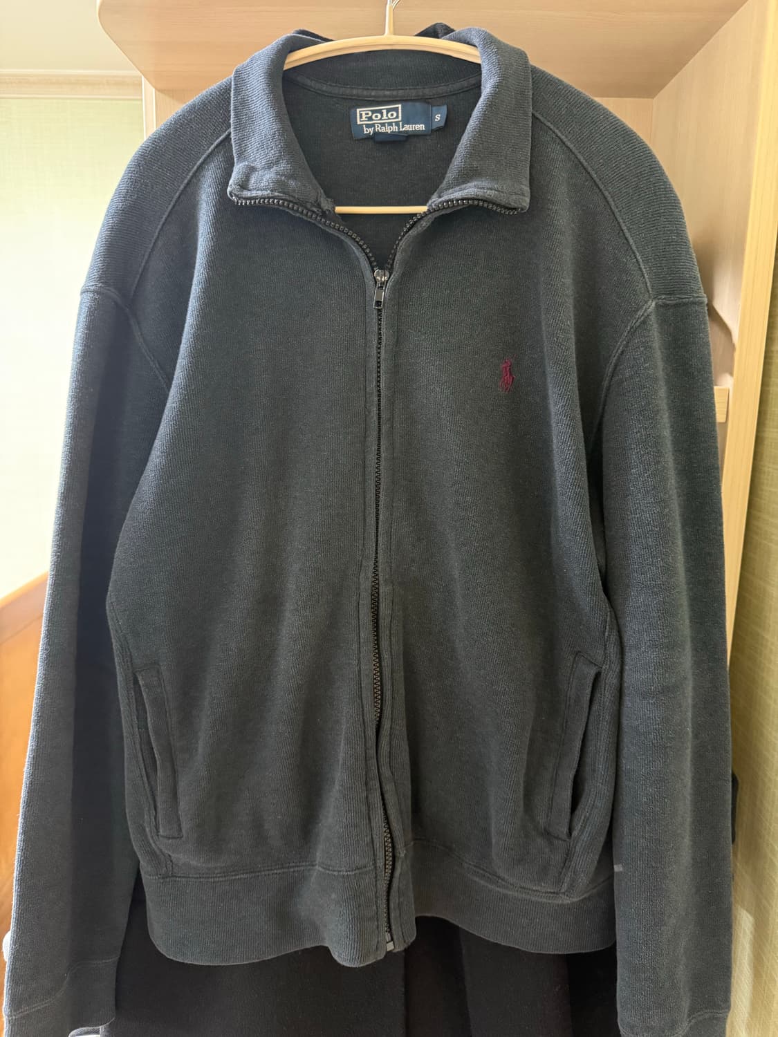 폴로 랄프로렌 니트집업 차콜 상품이미지1