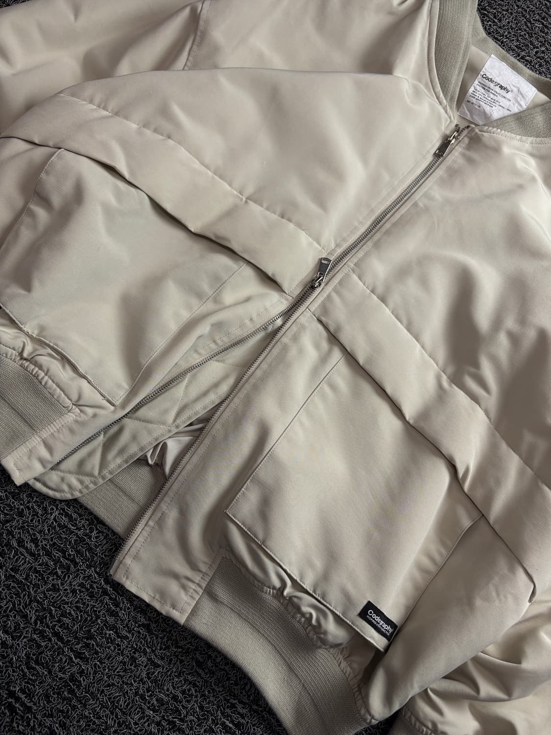 코드그라피 포켓 디테일 유틸리티 항공 자켓 4022 상품이미지3