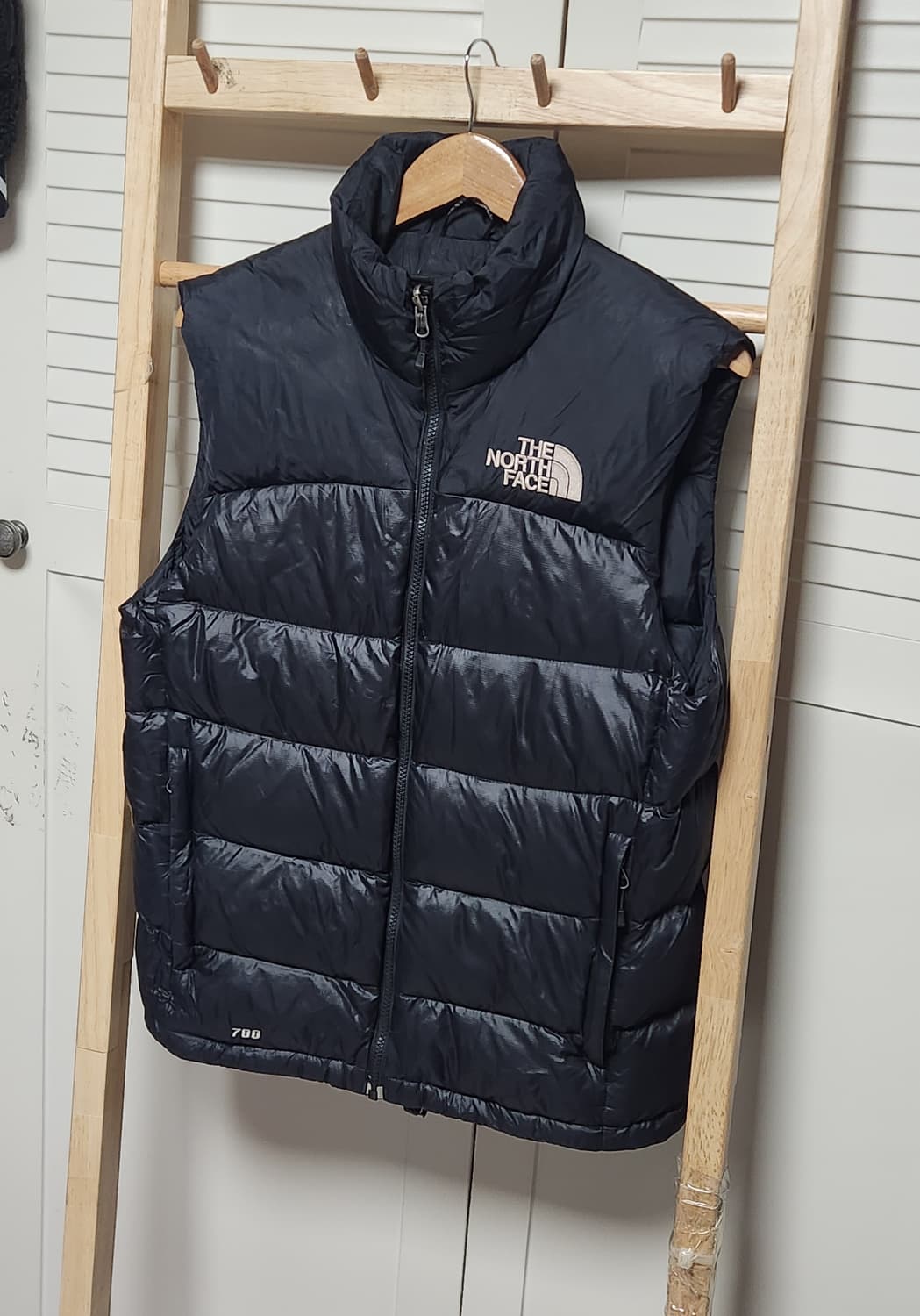 노스페이스 700 눕시 블랙 패딩 조끼 베스트 자켓 상품이미지2