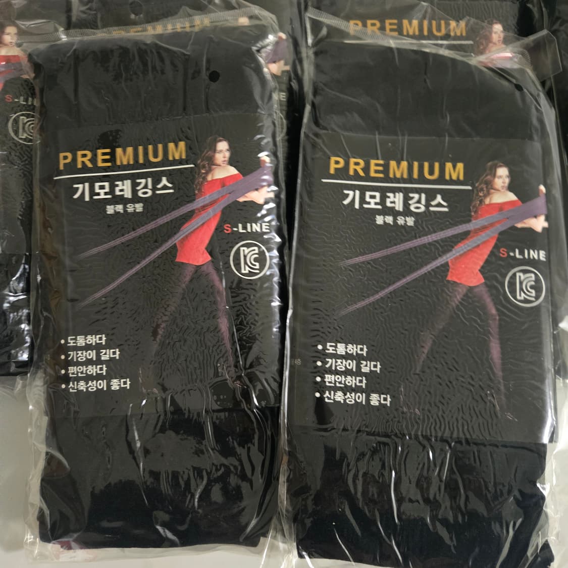 기모 레깅스10개 블랙 유발 새상품 상품이미지2