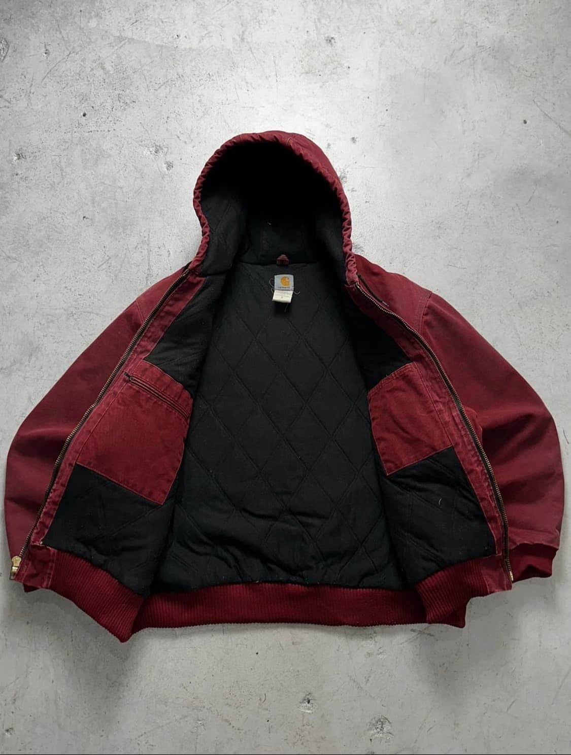 [3XL] 칼하트 00‘s J130 CRI 크림슨 레드 액티브 자켓 상품이미지3