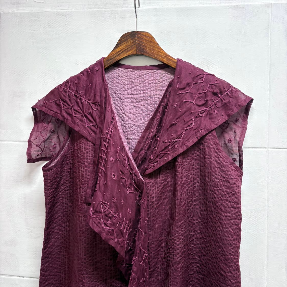 TSUMORI CHISATO 자수 페어리 블라우스 베스트 M JPN  상품이미지2