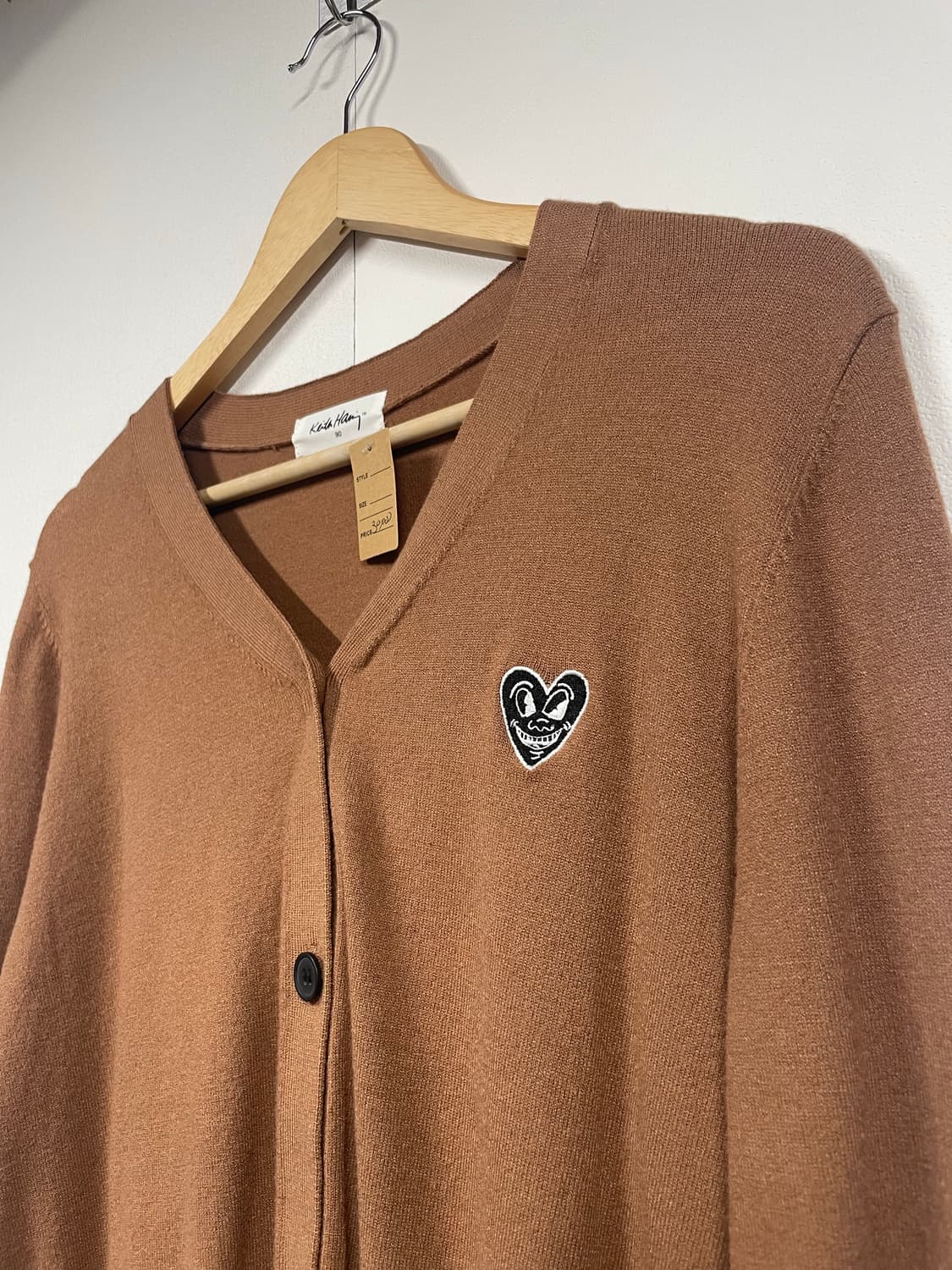 키스해링 자수 니트 가디건 상품이미지3