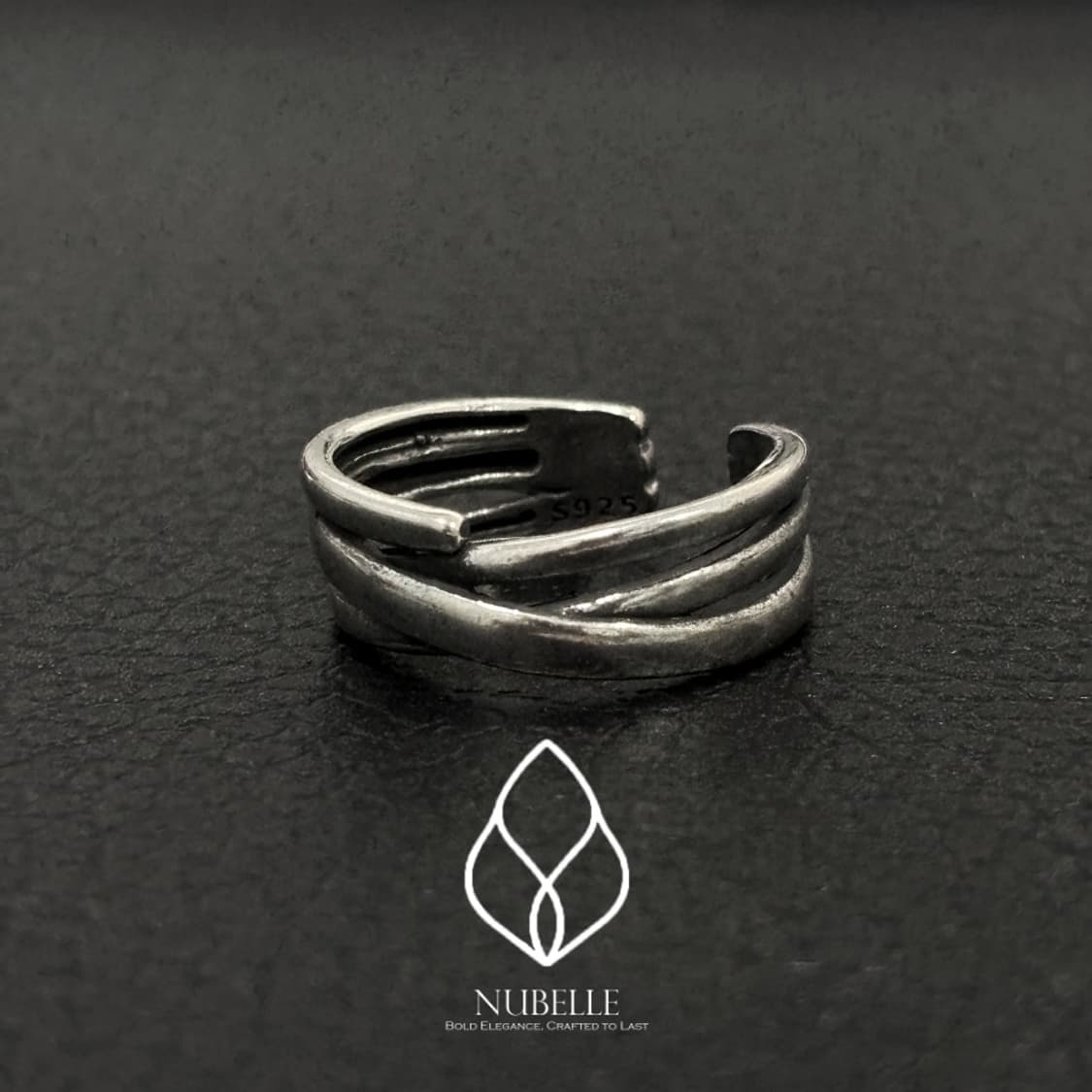 🌗 Kink twisted ring / 트위스트 925실버 반지 상품이미지3
