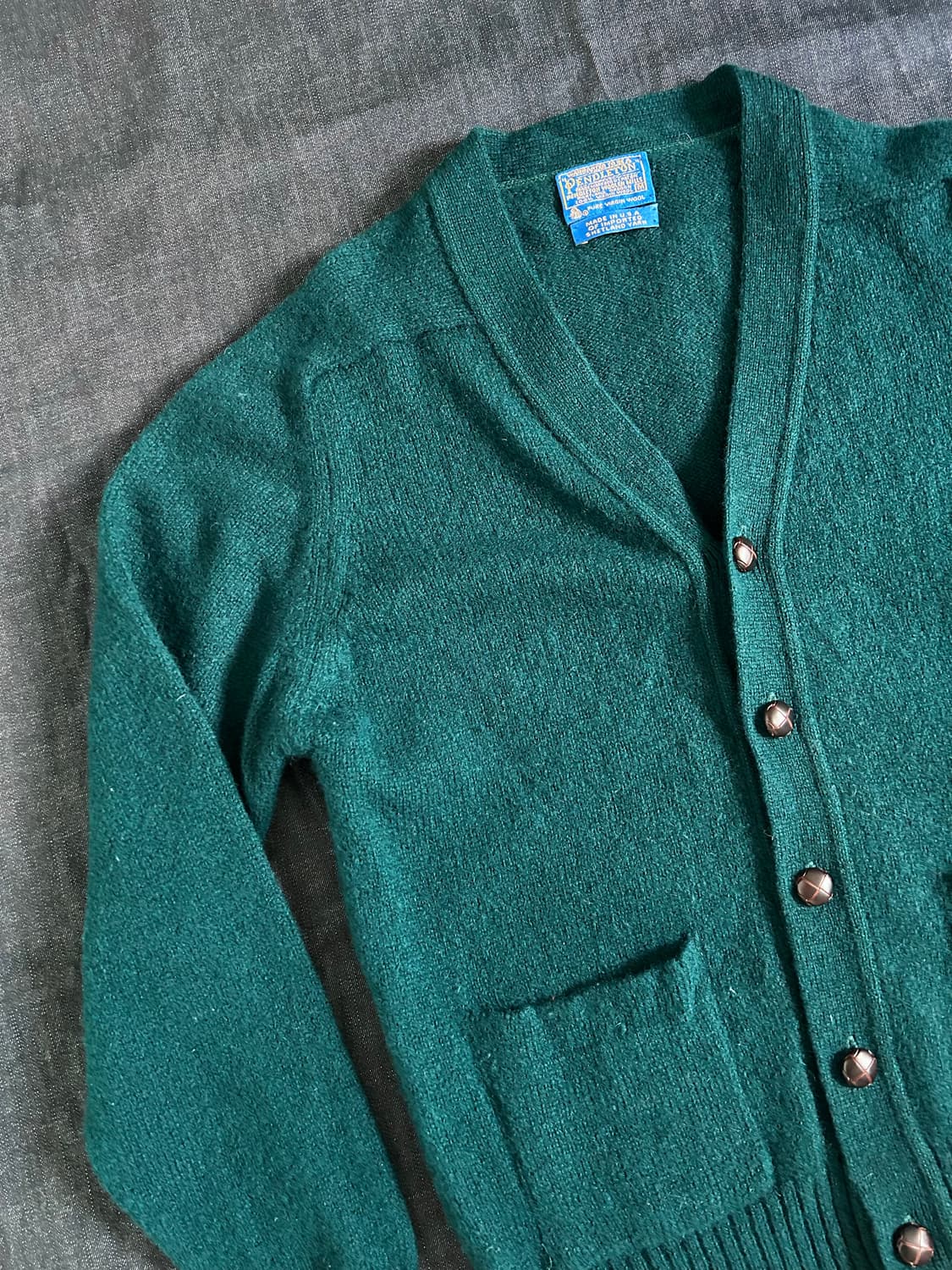60s 펜들턴 울 가디건 Made in USA 상품이미지2